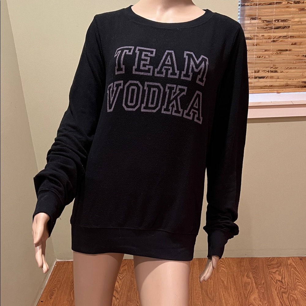 God Save L.A. Team Vodka Black Graphic Sweatshirt O/S